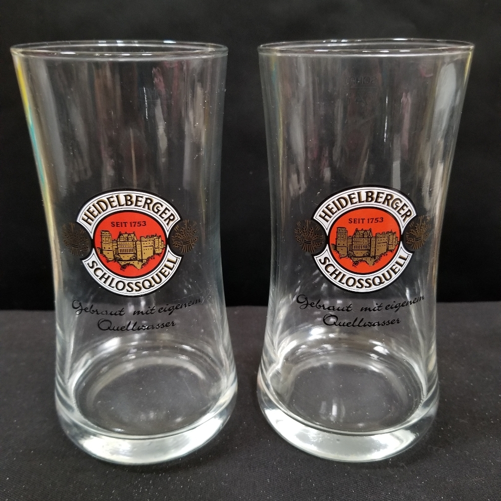 Heidelberger Schlossquell Beer Glasses/ Cups